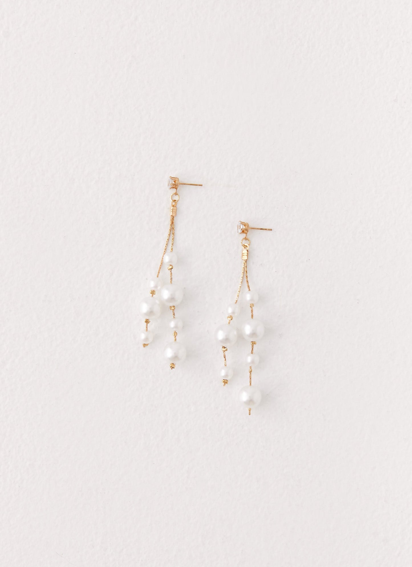 Mallorie Earrings - Pearl