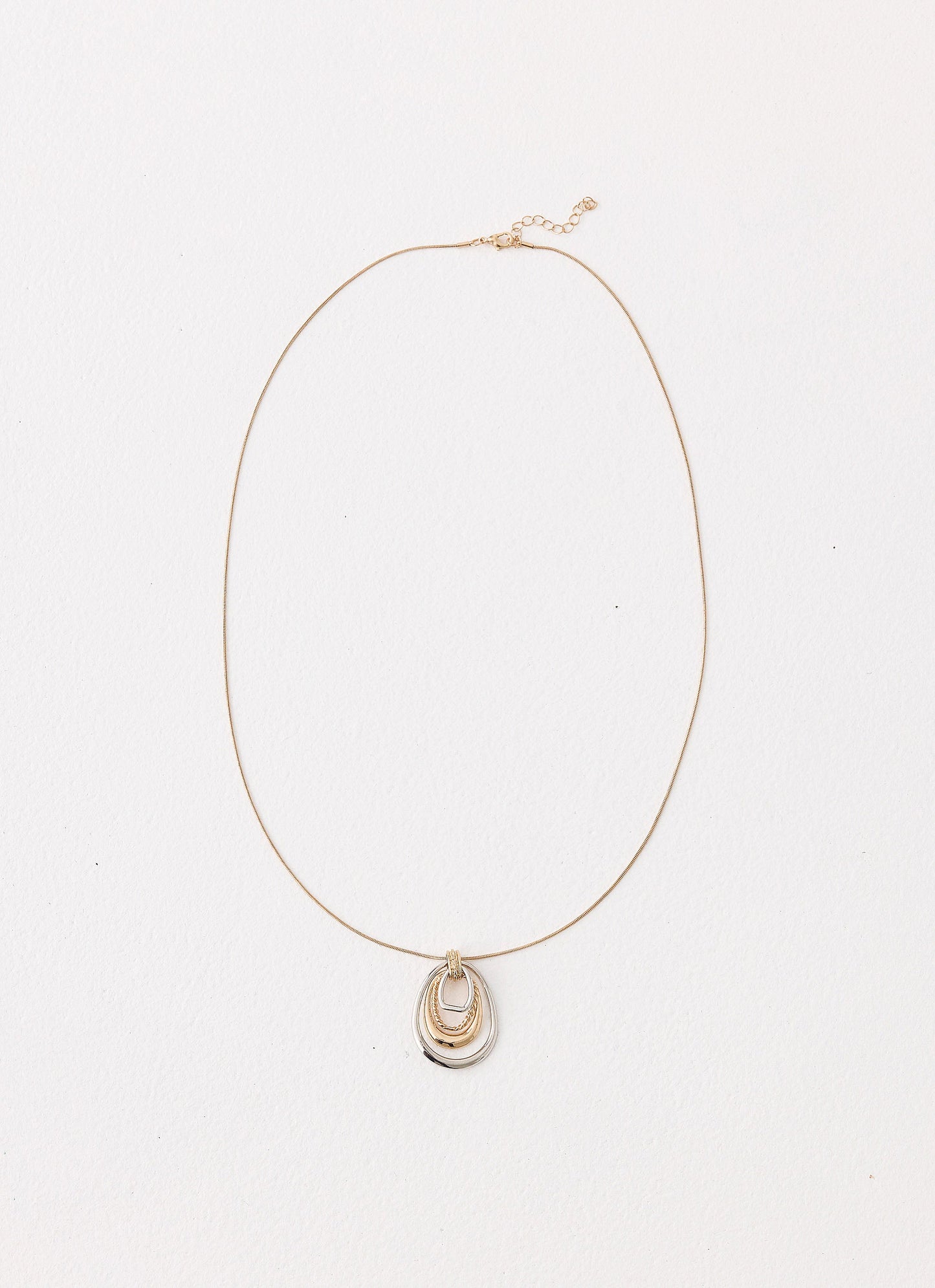 On The Low Necklace - Two Tone