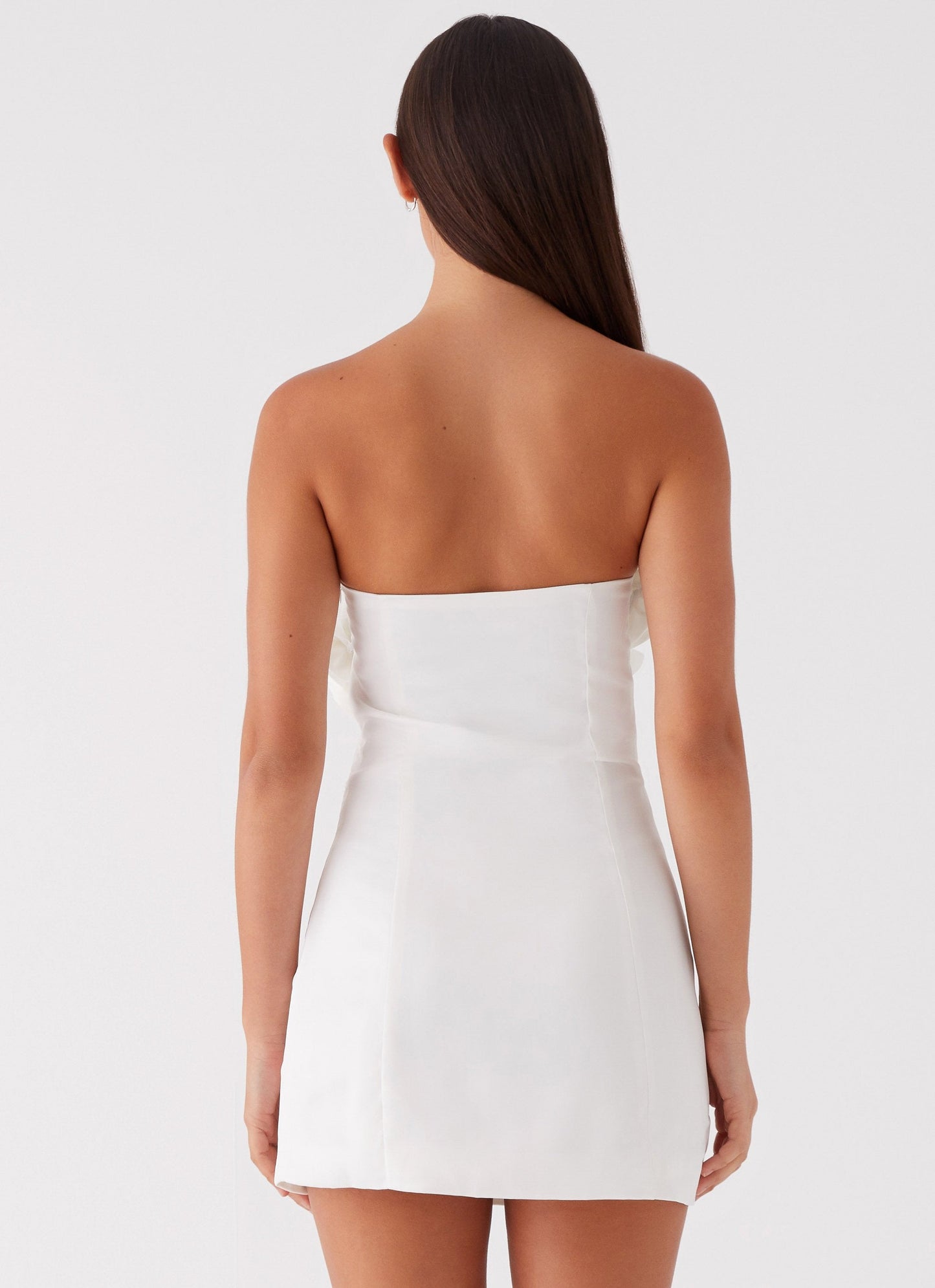 Bouquet Dream Mini Dress - White