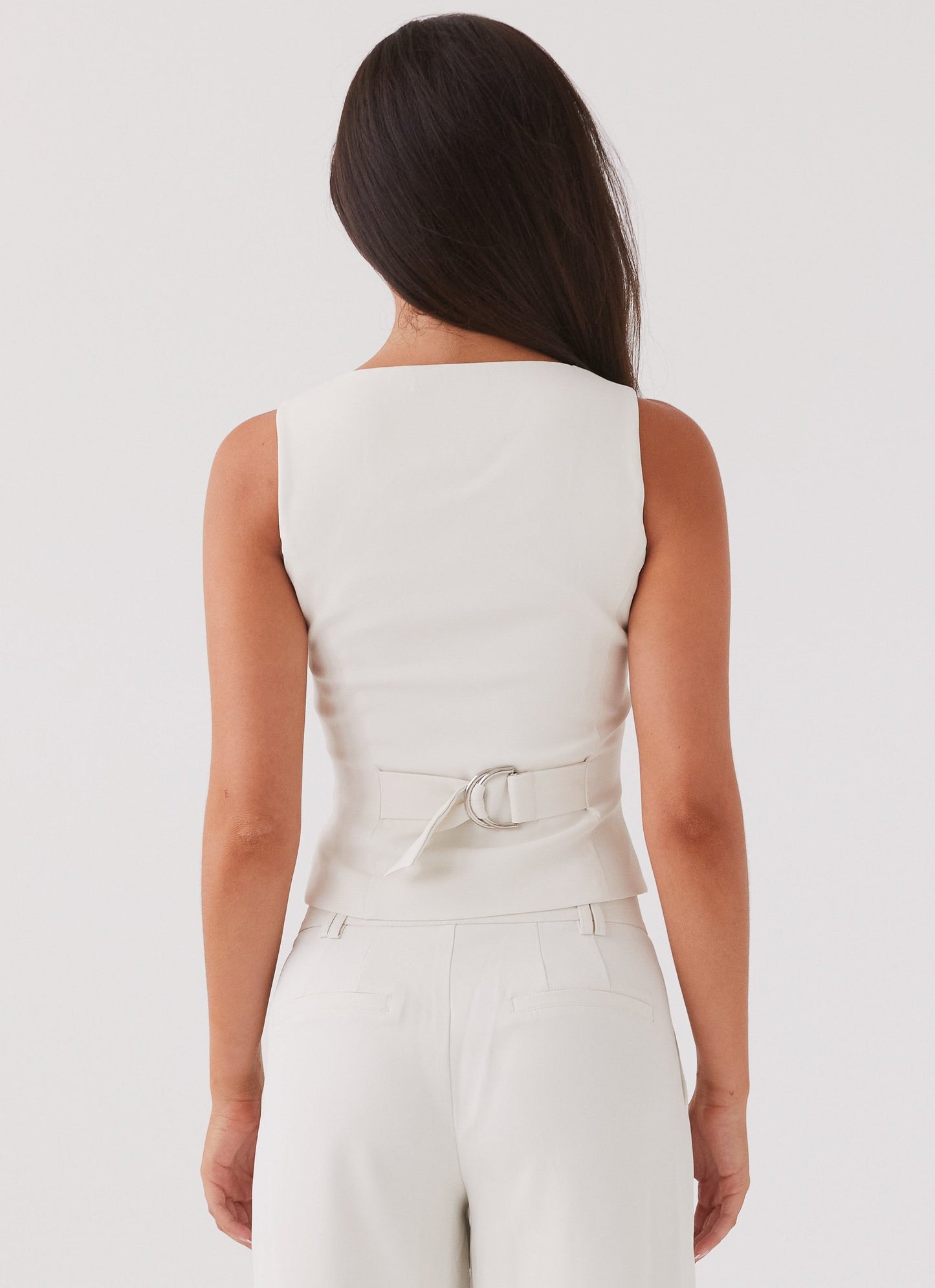 Tammy Suiting Vest - Ivory
