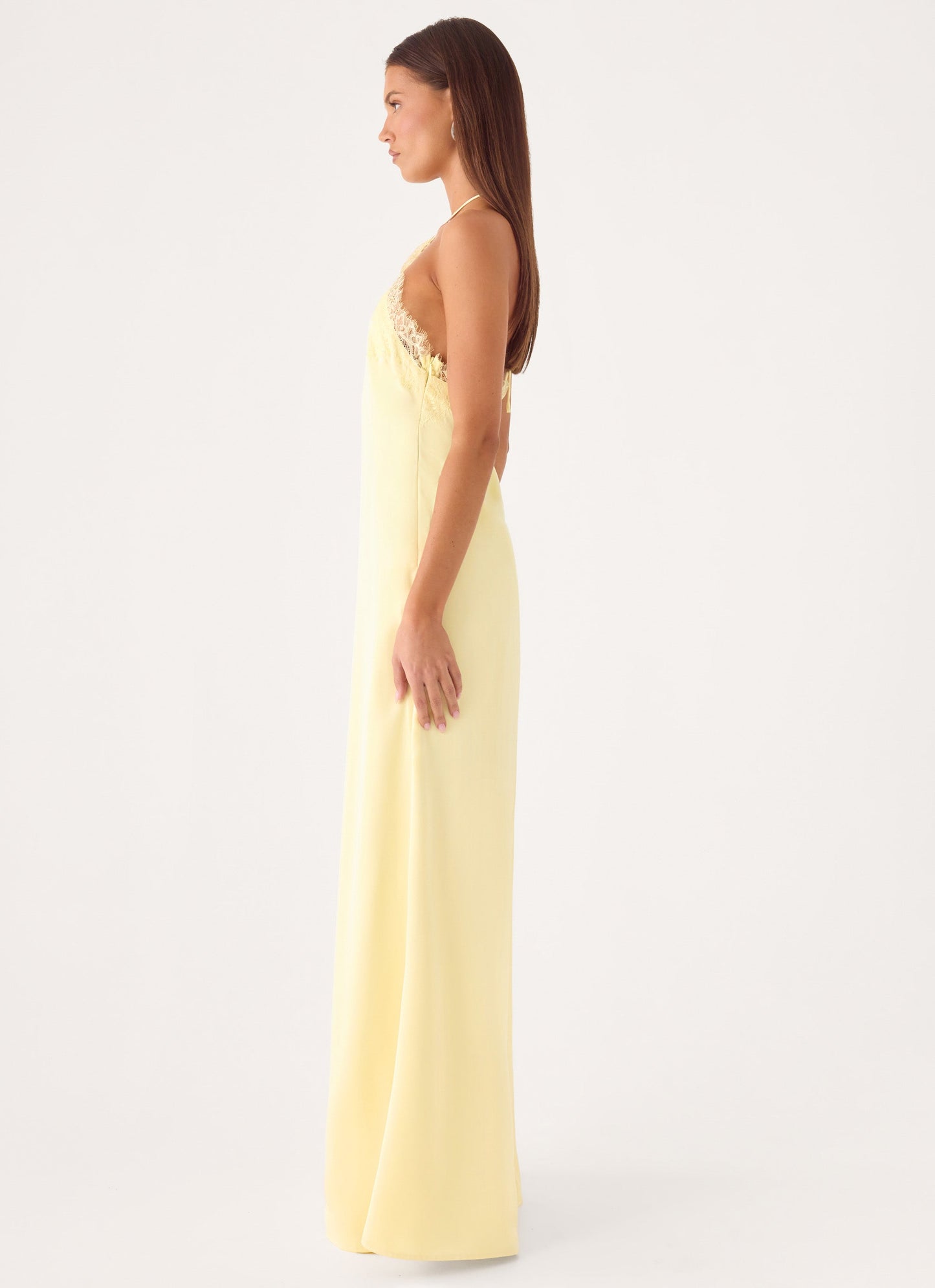 Samaria Halter Maxi Dress - Yellow