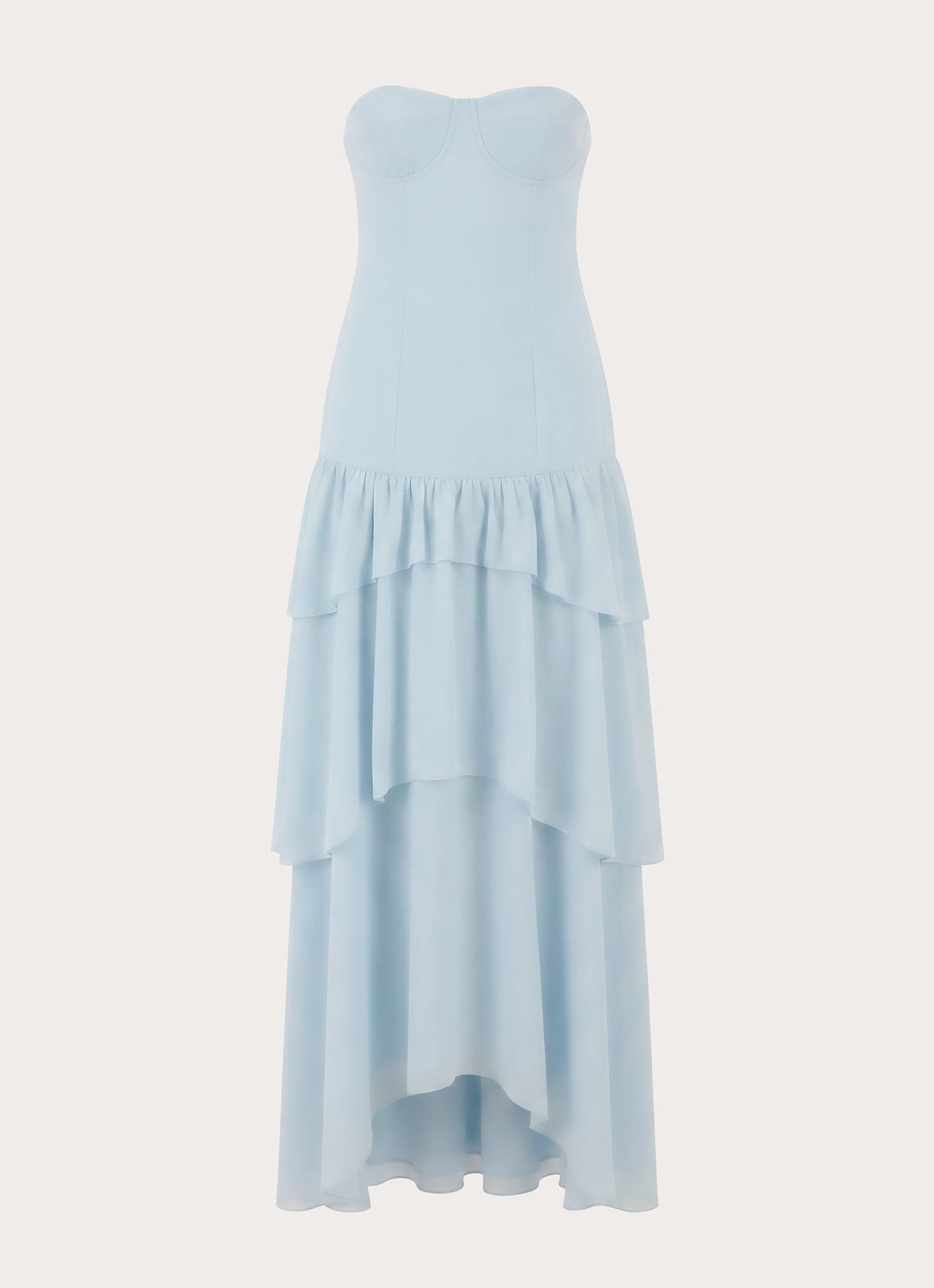 Sharn Strapless Maxi Dress - Blue