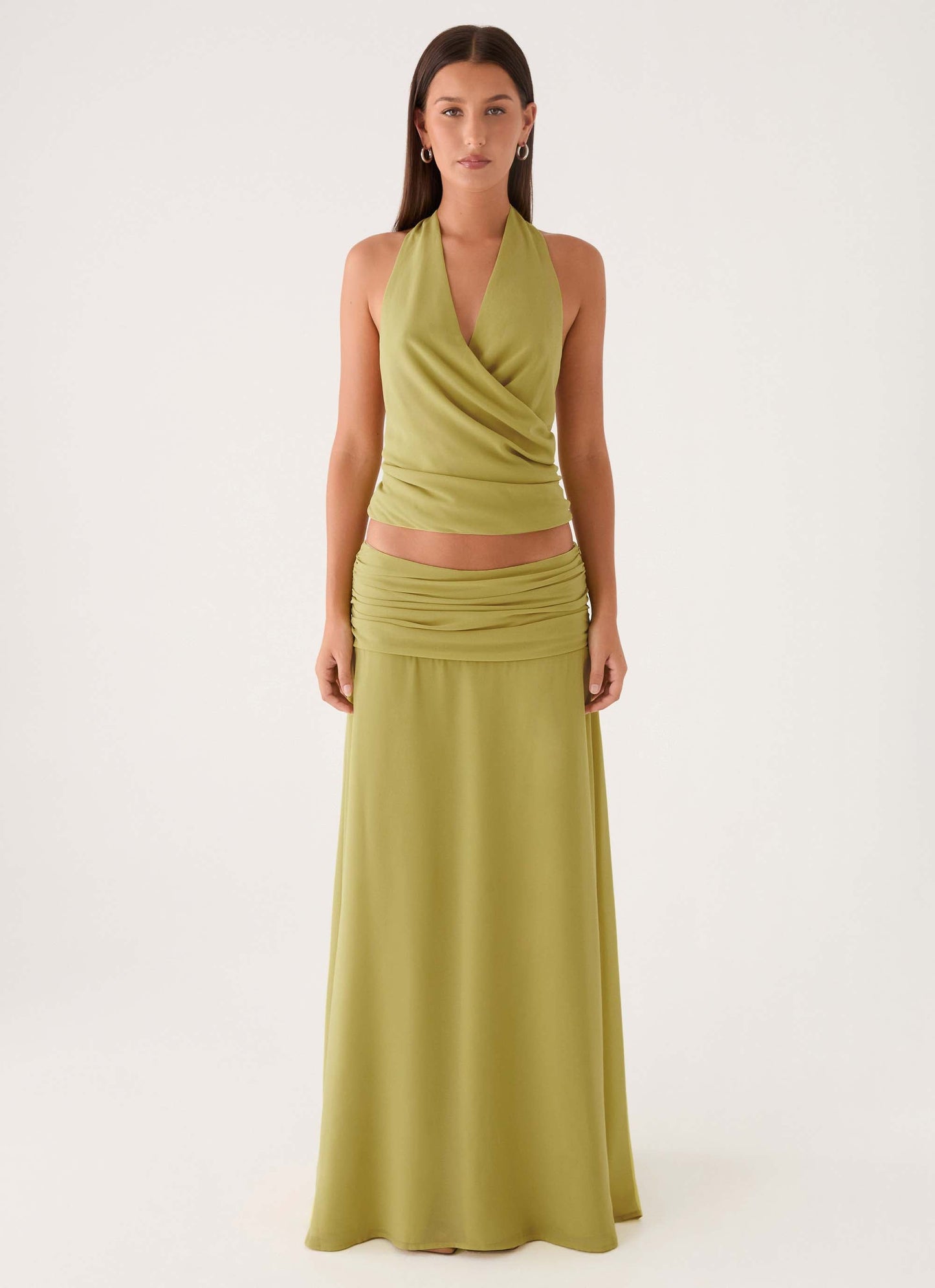 Willowmena Maxi Skirt - Lime