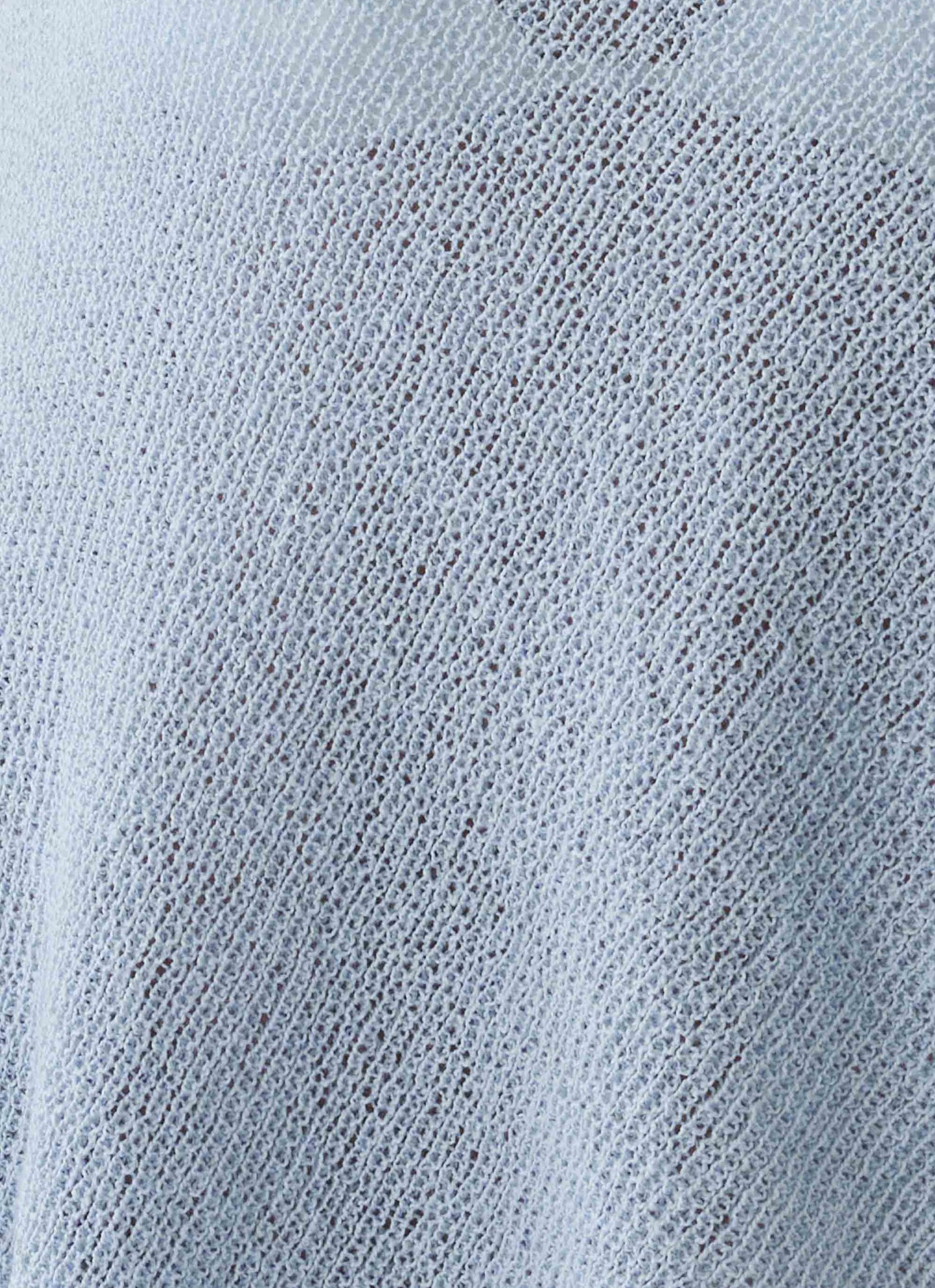Yas Knit Cape - Blue